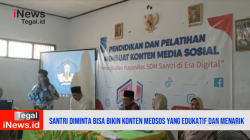 Video Santri Diminta Bisa Bikin Konten Medsos yang Edukatif dan Menarik