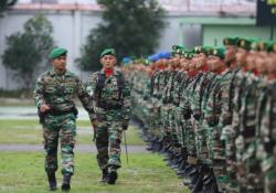 Keren! Seragam Baru Puncak Hari Juang TNI-AD di Korem 011/Lilawangsa