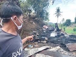 Rumah Pasangan Pengepul Besi di Mamuju Hangus terbakar