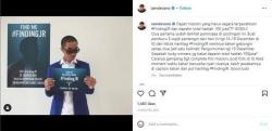 Viral di Sosmed Tebak Misteri #FindingJR Berhadiah Uang Tunai Seratus Juta Rupiah
