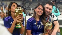 8 Potret Istri Lionel Messi di Perayaan Argentina Juara Piala Dunia 2022