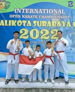 Ikuti Kejuaraan Karate Internasional di Surabaya, Inkado Way Kanan Raih Juara 3