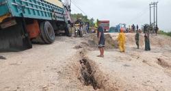 Jalan Trans Sulawesi Amblas, Warga Diimbau untuk Menunda Perjalanan