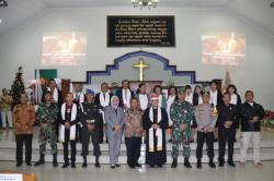 Forkompimda Sragen Sambangi Gereja, Pastikan Perayaan Natal Aman