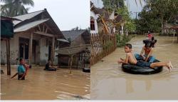 Hujan Terus-menerus, Ratusan Permukiman Warga di Patia Pandeglang Terendam Banjir