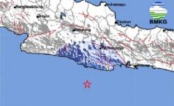 Gempa Bumi Terkini,  Pangandaran Diguncang Magnitudo 4,5