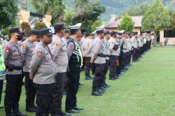 Amankan Malam Pergantian Tahun, Polres Jayapura Siagakan Ratusan Personil