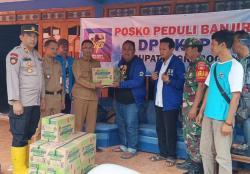 Peduli Korban Banjir, KNPI Grobogan Berikan Bantuan Dan Dirikan Posko