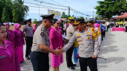 Kapolres Kaimana Pimpin Korps Rapor Kenaikan Pangkat 50 Personel Polri