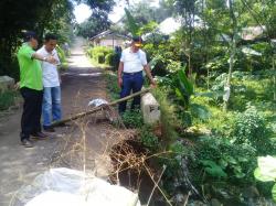 Akibat Longsor, Akses Jalan Antar Pedukuhan di Desa Mereng Pemalang Terputus