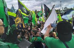 Sambut Sandiaga Uno Massa PPP Padati Stadion Kridosono Yogyakarta