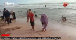 Pantai di Lebak Selatan Kembali Ramai Dikunjungi Wisatawan Seiring dengan Cuaca yang Membaik