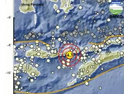 Gempa Bumi M4,3 Guncang Larantuka NTT Pagi Ini