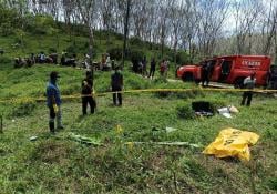 Penemuan Dua Sosok Mayat di Kebun Karet Cijaku, Satreskrim Polres Lebak Lakukan Olah TKP