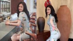 Pose Nita Gunawan Pakai Cheongsam Pamer Body Aduhai, Netizen: Jantungku Lemah Lihat yang Begini