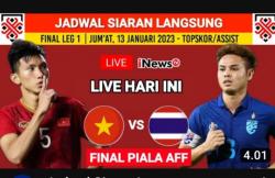 Siaran Langsung Timnas Vietnam vs Thailand di Leg I Final Piala AFF 2022