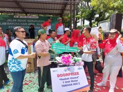 Ikut Jalan Sehat Kemenag Pemalang, Pegawai Ini Kaget Dapat Doorprize Sepeda Motor