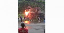 Bus AKAP di Terminal Wonogiri Terbakar, Penyebabnya Masih Misterius
