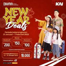 Promo New Year Deals, Sediakan 18 Ribu Tiket Diskon Mulai Rp100 Ribu