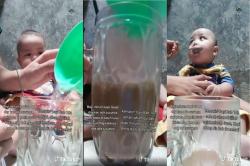 Video Viral, Ibu Kasih Bayi Minum Kopi, BAB Sampai 9 Kali!