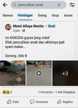 Sebarkan Kata Tak Pantas dan Video Pembakaran Wanita di Sorong, Seorang Istri Polisi Dikecam Warga