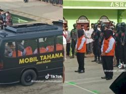 Warganet Dihebohkan Nikahan Massal di Pesantren Menggunakan Mobil Tahanan