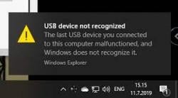 Cara Mengatasi USB Device Not Recognized