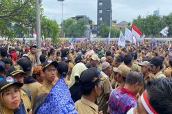 Geruduk DPR RI, Perangkat Desa se-Indonesia Tuntut Diterbitkan NIPD