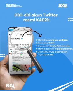 Ada Akun Twitter Palsu PT KAI, Begini Cara Deteksinya agar Tak Tertipu