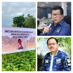 Baliho Penolakan Anies Jadi Capres Tersebar di Mamuju, Ini Kata SDK dan AAS