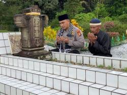 Kapolres Inhu Ziarah ke Makam Para Raja Kota Lama