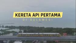 Kereta Api Pertama di Sulawesi, Jokowi : Di Masa Mendatang Akan Menyambungkan Makassar-Manado