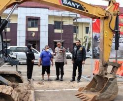 Gerebek Tambang Ilegal di Cigeulis, Polisi Amankan 1 Orang Pelaku dan Sejumlah Alat Berat