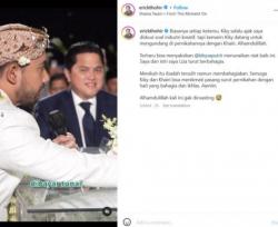 Takut Kena Roasting Kiky Saputri, Erick Thohir Akhirnya Mau Jadi Saksi Pernikahan