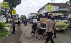 Pengendara Motor Terjaring Operasi Knalpot Bising yang Digelar Jajaran Polsek Cisurupan