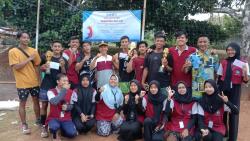 Mahasiswa KKN Unila dan Karang Taruna Tanjung Bulan Gelar Turnamen Bola Voli
