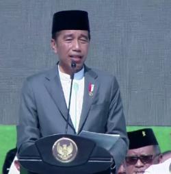 Peringati Satu Abad NU, Presiden Joko Widodo Nyanyikan Lagu Ya Lal Wathon