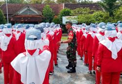 Goes to School : Kodim Bojonegoro Gelar Kegiatan Penguatan  Bela Negara bagi Generasi Muda