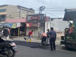 Jokowi Hadiri HPN di Medan, Jalan Berlubang Mendadak Jadi Mulus