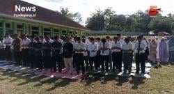 Penuh Khidmat, Puluhan Pelajar dan Guru di Lebak Salat Gaib Doakan Korban Gempa Turki-Suriah