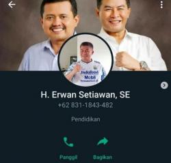 Catut Nama dan Nomor WA, Wabup Sumedang: Hati-hati Penipuan!