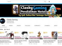 Youtube Channel Tutorial Mobile Legend Clasky Gaming yang Seru