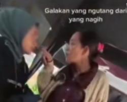 Ibu-ibu Marah saat Ditagih Utang, Netizen Lebih Galak dari Debt Collector