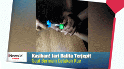 Kasihan ! Jari Balita Terjepit, Saat Bermain Cetakan Kue