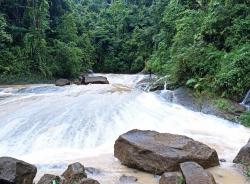 Pasutri di Cibinong Cianjur Selatan Jatuh Terseret Arus Sungai Ciburial