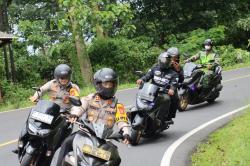 Touring Bareng Forkopimda, Kapolres Ciamis Sapa Warga di Wilayah Utara Kabupaten Ciamis