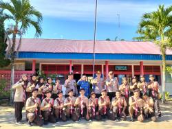 Police Go To School Polsek Giri Mulya Tekankan Pelajar Tertib Berlalu Lintas