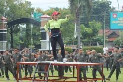 Wujudkan Stabilitas Keamanan di Bumi Sukowati, Kodim Sragen Gelar Olahraga Bersama