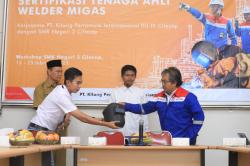 Kilang Cilacap Gelar Sertifikasi Ahli Welder Migas Termasuk Lulusan SMK