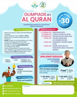 SMP RUQ Salatiga Gelar Olimpiade Al-Qur'an dengan Hadiah Puluhan Juta, Buruan Daftar!